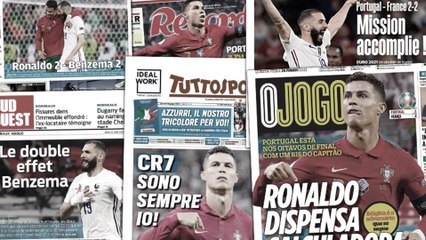 Les doublés de Benzema et Ronaldo font vibrer la presse