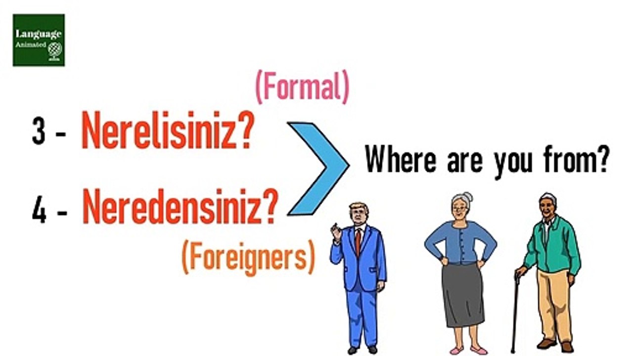 02.Daily Turkish 0 Level - Day 2 - Where are you from_ - By Language Animated