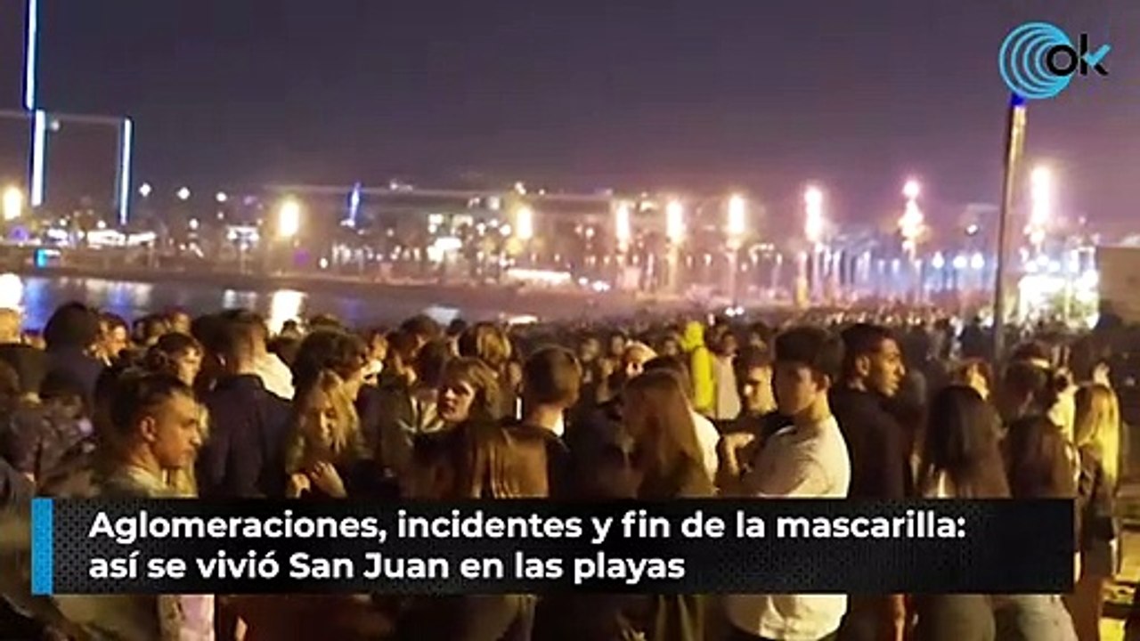 Aglomeraciones, incidentes y fin de la mascarilla: así se vivió San Juan en las playas