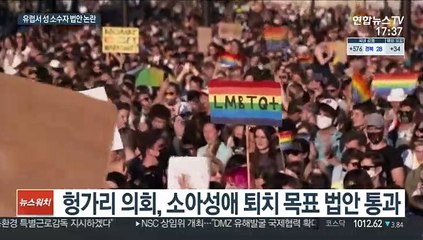 Скачать видео: 유럽 내 뜨거운 감자로 떠오른 '성소수자 법안'