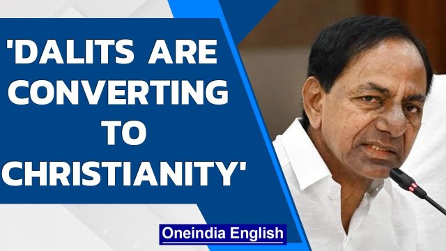 KCR says Dalits are converting to Christianity due to poverty and lack of respect | Oneindia News