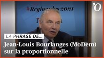 Proportionnelle: Jean-Louis Bourlanges tance les «députés de la majorité qui représentent 5% des électeurs aux régionales»