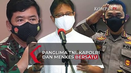 Télécharger la video: Saat Panglima TNI, Kapolri dan Menkes Turun Langsung Tinjau Vaksinasi Massal