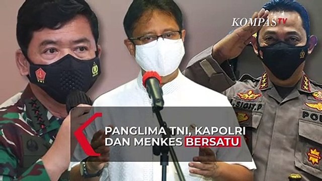 Saat Panglima TNI, Kapolri dan Menkes Turun Langsung Tinjau Vaksinasi Massal