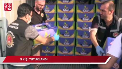 1 ton 763 kilo kokaine 5 tutuklama, 3 gözaltı