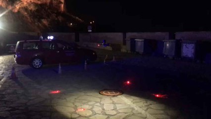 Dos drones de la Policía Local de Alicante vigilan la ciudad durante la noche de San Juan.