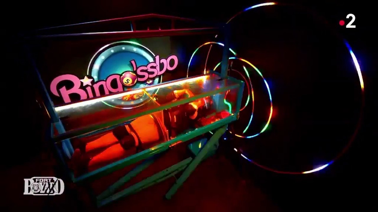 Fort Boyard 2021 : extrait de Bruno Guillon dans le "Bingo'ssbo" animé par Cyril Gossbo (26 juin 2021)