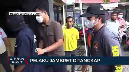 Pelaku Jambret di Medan yang Viral Ditangkap