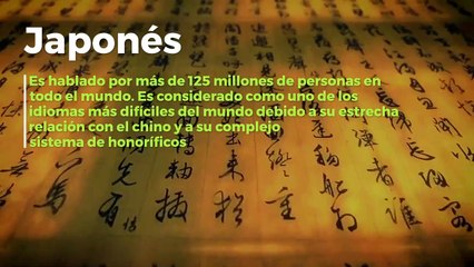 Los 10 idiomas más difíciles de aprender