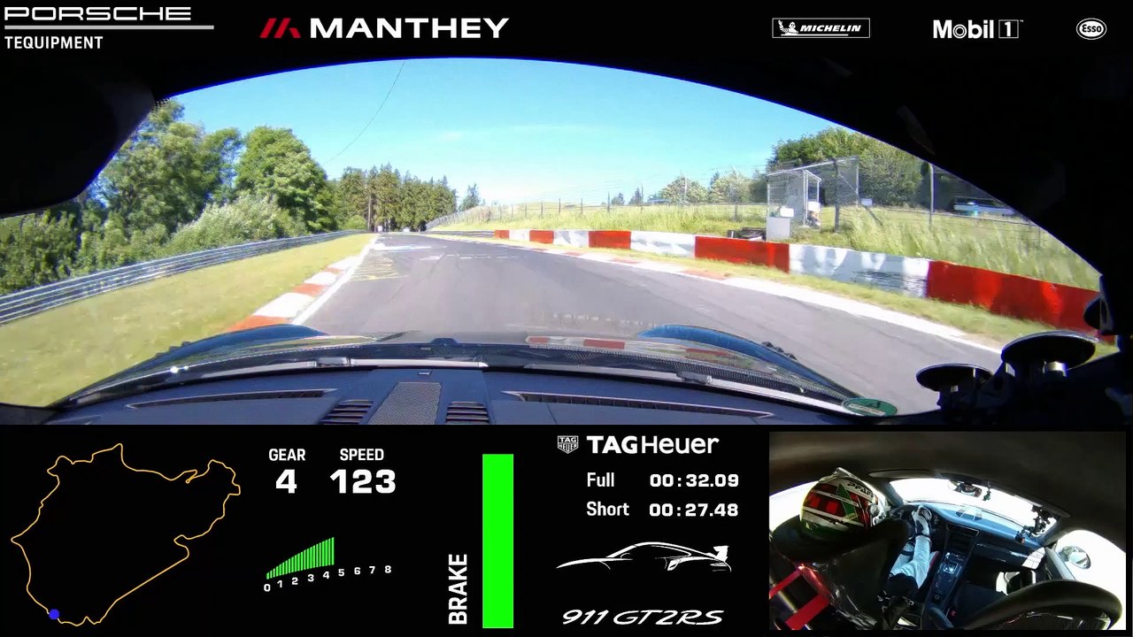 Vidéo embarquée: 911 GT2 RS,Tour record Nürburgring 2021 - Vidéo Dailymotion