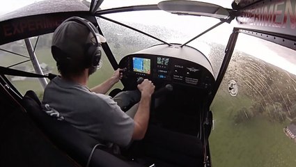 Pilot Attempts To Land Amidst Dangerous Weather Conditions