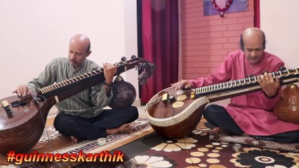THILLANA - KAMACH - VEENA DUO - CARNATIC VEENA - INSTRUMENTAL - SARASWATHI VEENA -  KARTHIK VEENA