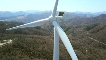 [기업] 코오롱글로벌, 태백 가덕산 풍력발전 단지 준공 / YTN