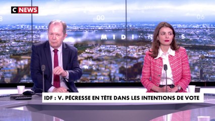 Régionales : Dans un sondage Opinionway pour Cnews, la candidate Valérie Pécresse (LR) est en tête des intentions de vote