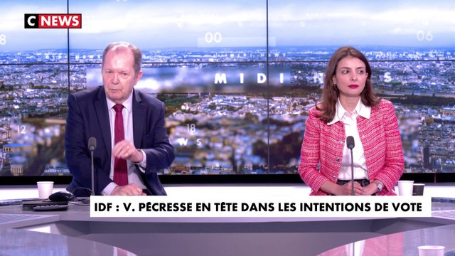 Régionales : Dans un sondage Opinionway pour Cnews, la candidate Valérie Pécresse (LR) est en tête des intentions de vote