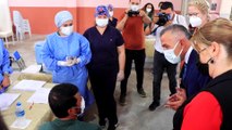 KIRKLARELİ - Sağlık ekiplerinin köylerde Kovid-19'a karşı aşı seferberliği sürüyor