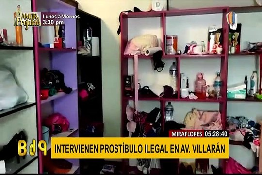 Intervienen prostíbulo clandestino en Miraflores