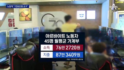 노동계 “내년 최저임금 1만800원” vs 경총 “업종별 차등”