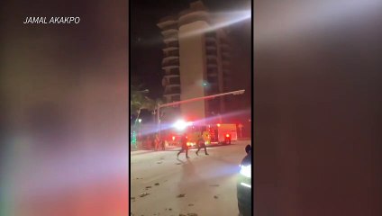 Prédio desaba parcialmente na Flórida