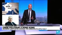 Crise politique à Hong Kong : dernière parution du journal pro-démocratie Apple Daily