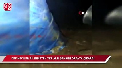 Defineciler bilinmeyen yer altı şehrini ortaya çıkardı