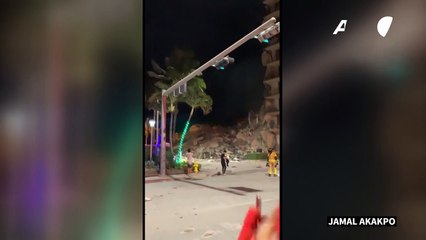 Florida apartment block partially collapses