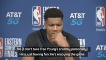 'Trae's just having fun' - Giannis on Young's showboat shimmy