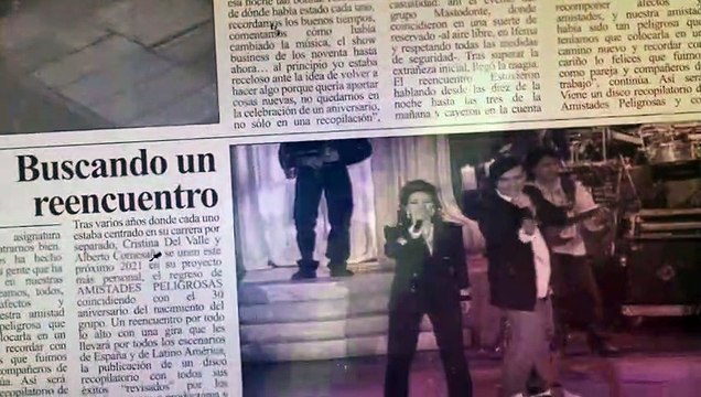 'Alto el fuego', la canción sobre el reencuentro de Amistades Peligrosas