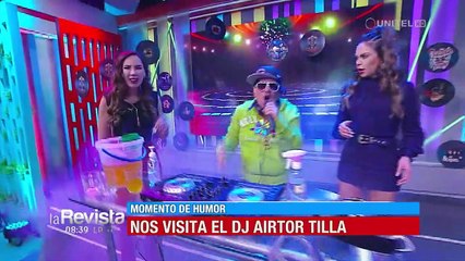 Humor: El DJ Airtor Tilla amenizó La Revista con sus particulares enganches