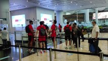 İSTANBUL - A Milli Erkek Basketbol Takımı'nın, Kanada yolculuğu başladı