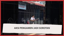 Pengamen Tampan, Warganet Salah Fokus dengan Peralatan Musiknya, Lihat Aksinya!