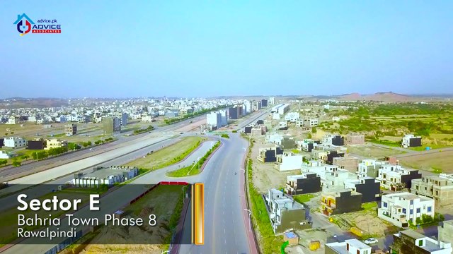 Bahria Town Phase 8 Sector E Rawalpindi 10 marla plot for sale || Advice Associates