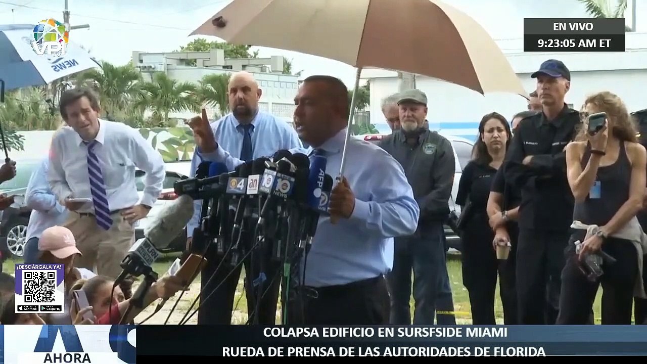 Colapsa edificio en Surfside Miami - #24Jun - Ahora