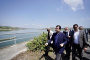 İBB Başkanı İmamoğlu, Sazlıdere Barajı'nda 