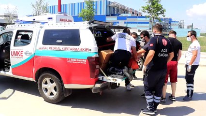 KIRKLARELİ - Enerji üretim fabrikasının su kazanındaki patlamada 1 işçi yaralandı