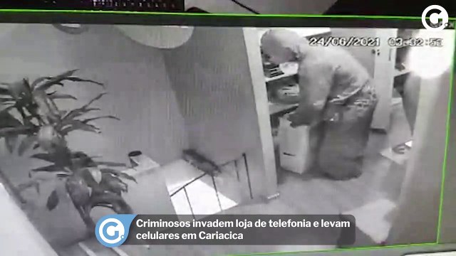 Criminosos invadem loja de telefonia e levam celulares em Cariacica