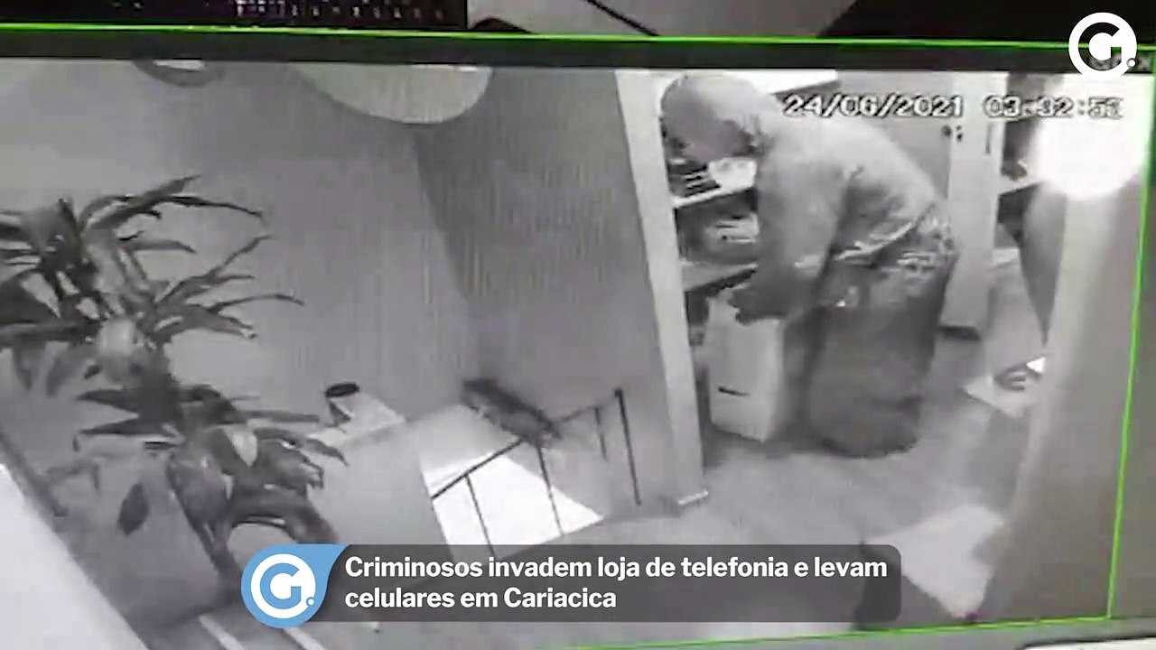 Criminosos invadem loja de telefonia e levam celulares em Cariacica