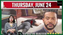 CBS The Bold and the Beautiful Spoilers Thursday, June 24 - B&B 6-24-2021