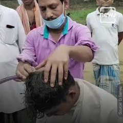 500 BJP Workers Shave Their Head  Before Joining TMC At Khanakul In Arambagh