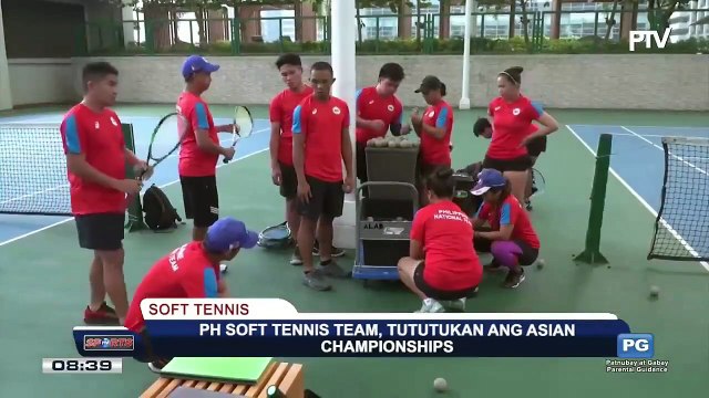 PH soft tennis team, tutukan ang Asian championships