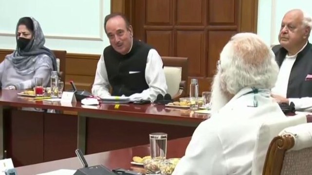 PM Modi's all-party meeting with J&K leaders concludes