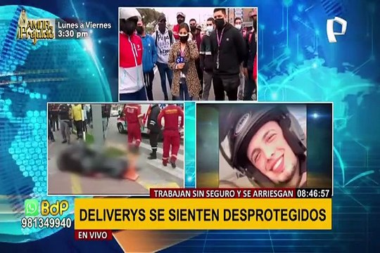 Motorizados de delivery denuncian que se sienten desprotegidos