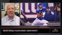 Use Caution When Drafting Saquon Barkley in Fantasy Football Leagues