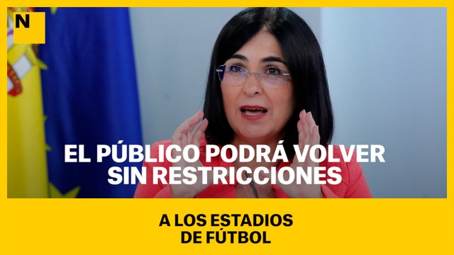 El público podrá volver sin restricciones a los estadios de fútbol