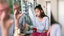 Gurbetçi genç kızın çift kol hayali nakli Türkiye'de gerçekleşecek
