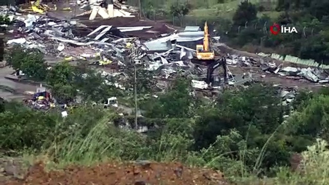 İP'li Türkkan'ın TOKİ arazisine kurulan kaçak çiftliğindeki yıkım tamamlandı