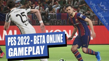PES 2022 - Probamos la beta online con el Barça