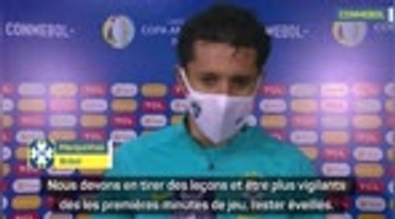 Copa América - Marquinhos : "Tirer les leçons de ce match"