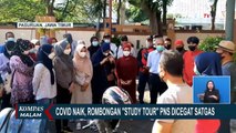 Hendak Berangkat Studi Banding, Bus Rombongan PNS Dicegat Satgas Covid-19 Pasuruan