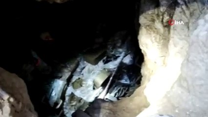 Oğul köyü kırsalında çok sayıda silah ve mühimmat ele geçirildi